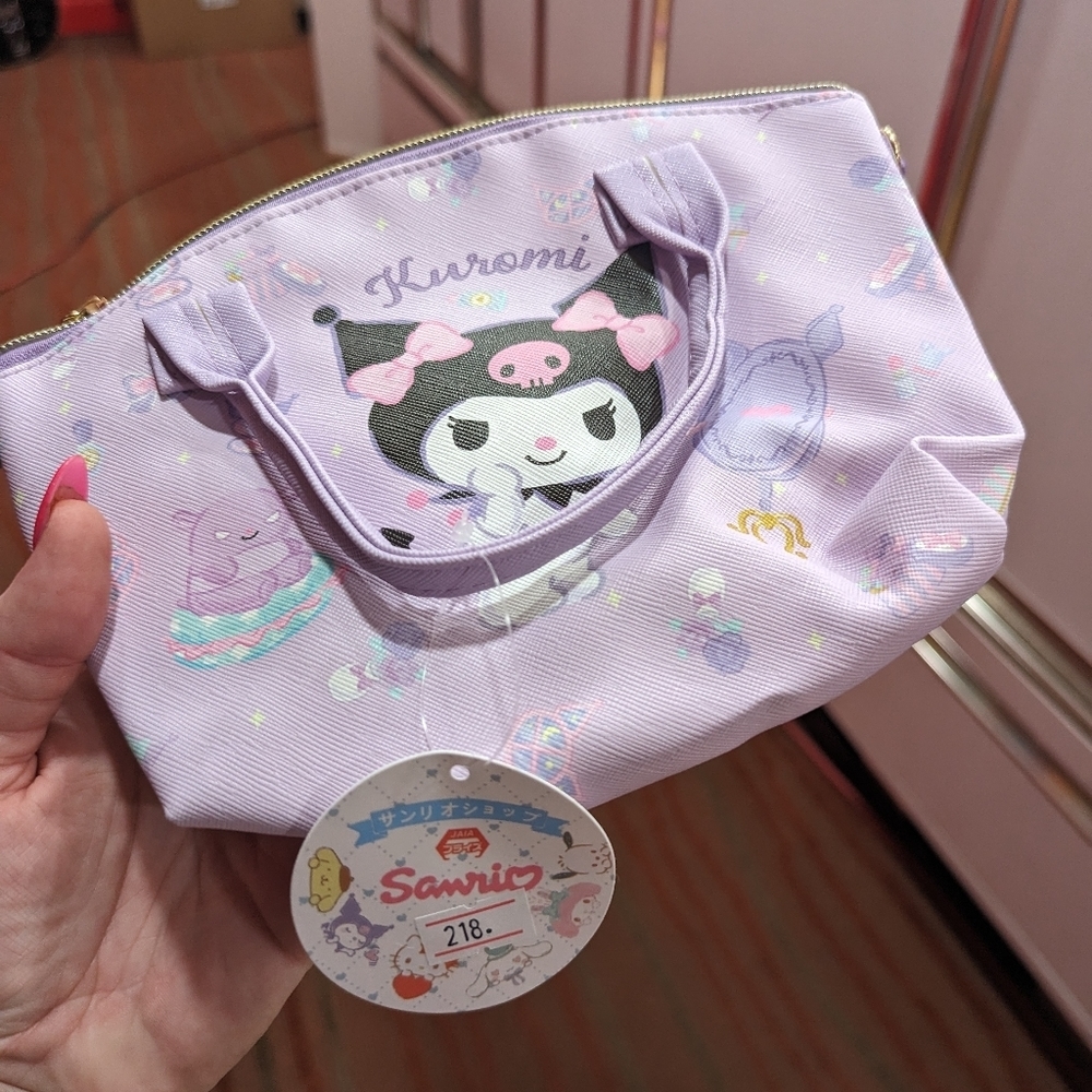 Kuromi shoulder or hand bag sanrio